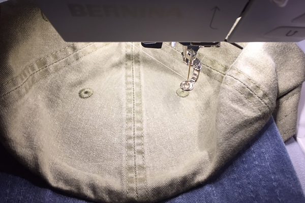 Hat Embroidery - begin stitching