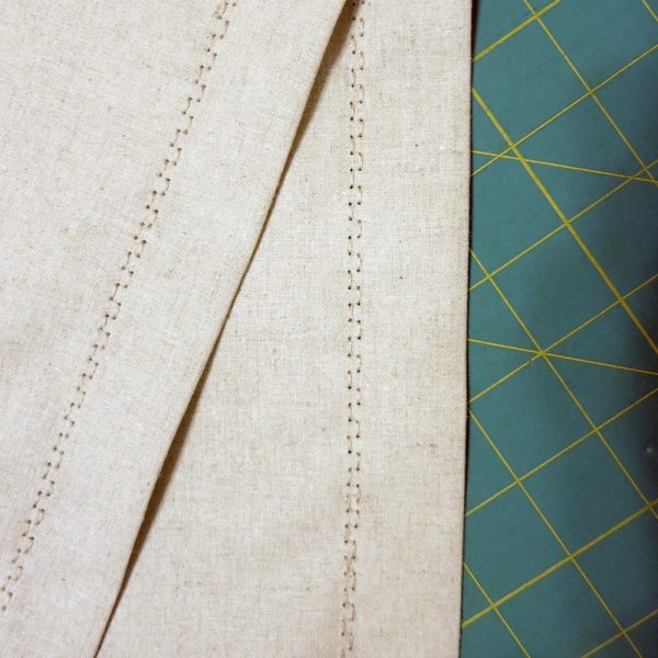 Embroidered Hemstitch Pillow - finished flange