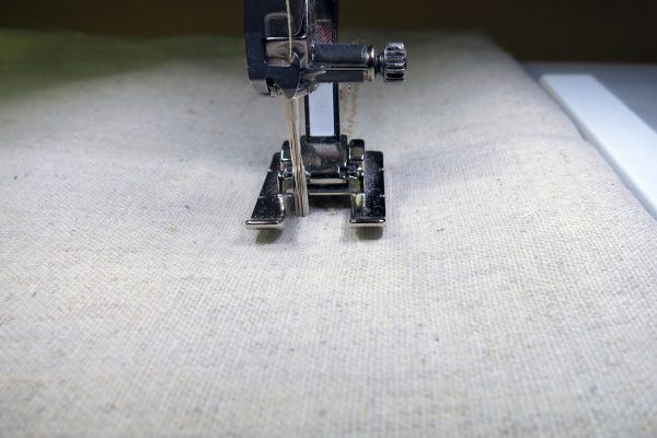 Embroidered Hemstitch Pillow - stitching honeycomb