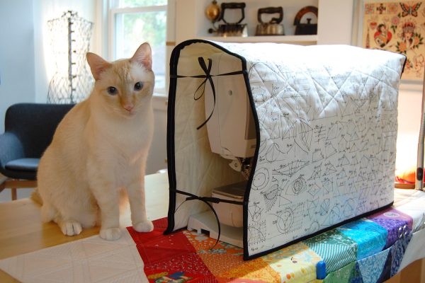 Sewing machine dust cover tutorial