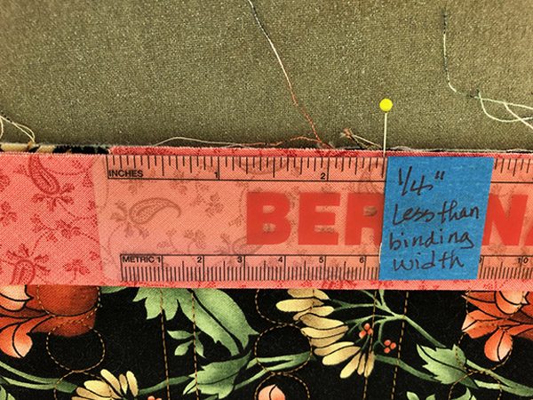 Quilt bias binding tips