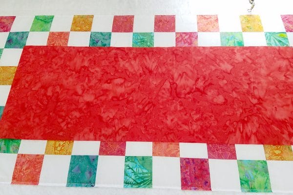 Raw edge appliqué pillow