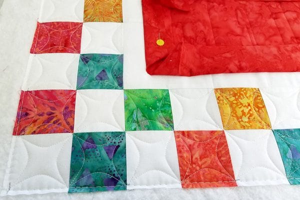 Raw edge appliqué pillow