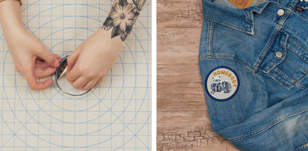 DIY Embroidered Merit Badge