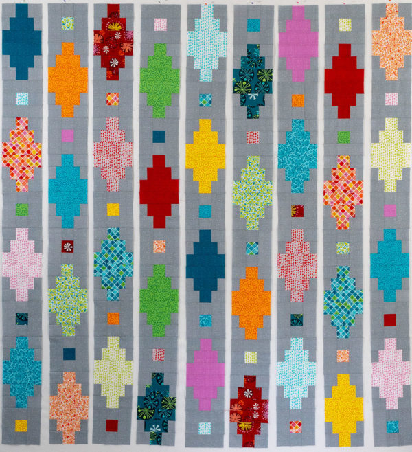 Beaded Lanterns Rows - Fandangle Fabric