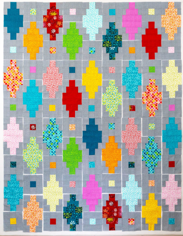 Beaded Lanterns Block Layout