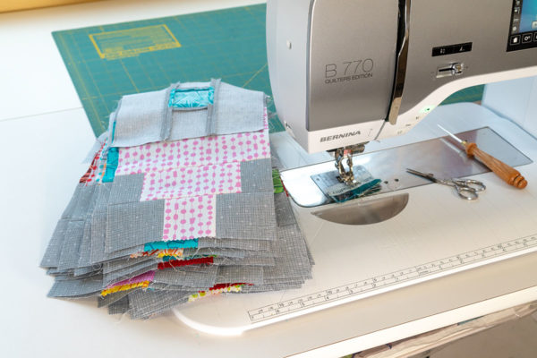 Stacked Blocks ready to sew