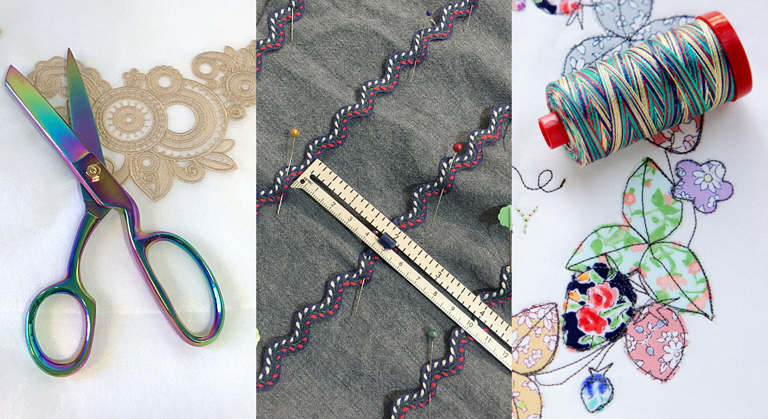 Easy embellishments for sewing projects from WeAllSew