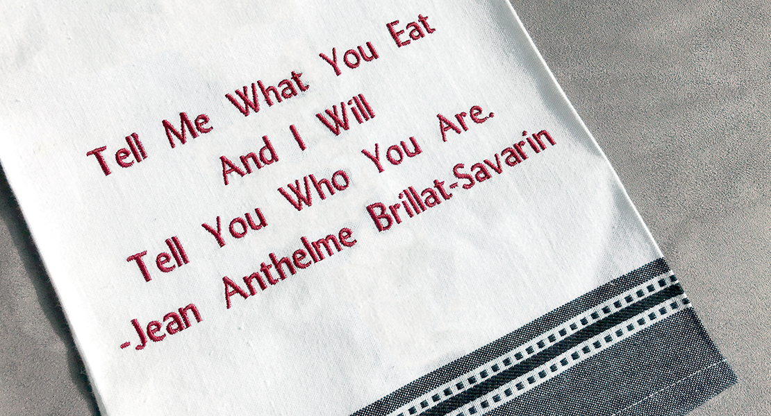Embroidered Kitchen Towel Tutorial