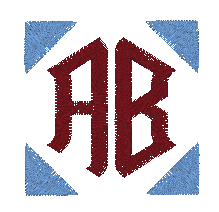 BERNINA Toolbox 2 Letter Monogram - Decorations Rotated