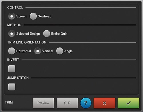 Q-matic Markers Feature Trim Screen