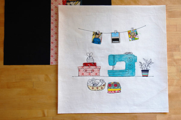 Invisible zipper pillow cover tutorial from WeAllSew