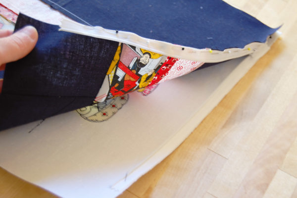 Invisible zipper pillow cover tutorial from WeAllSew