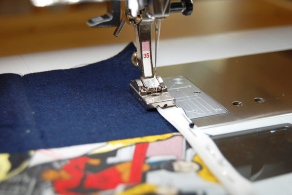 Invisible zipper pillow cover tutorial from WeAllSew