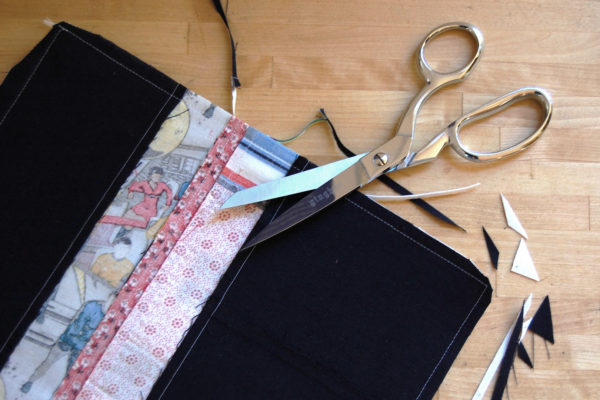 Invisible zipper pillow cover tutorial from WeAllSew