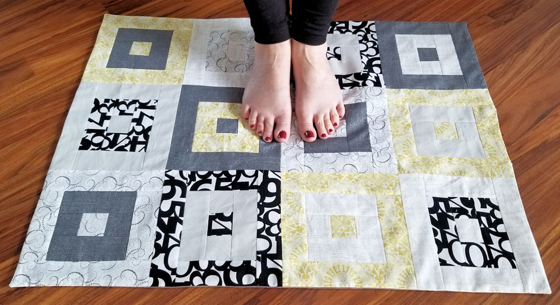 Modern Floor Cloth from WeAllSew