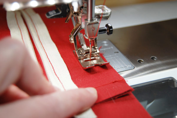 Upholstered Cushion Cover Tutorial at WeAllSew