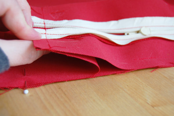 Upholstered Cushion Cover Tutorial at WeAllSew