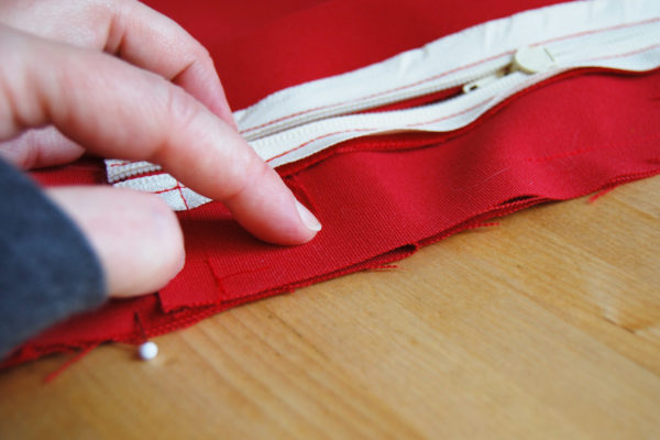 Upholstered Cushion Cover Tutorial at WeAllSew