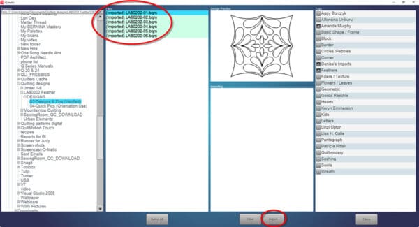 Managing Designs in Q-matic