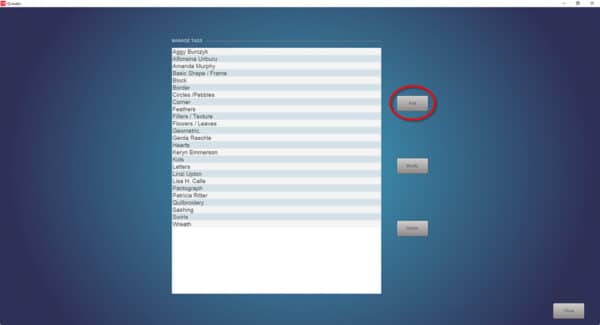 Managing Designs in Q-matic