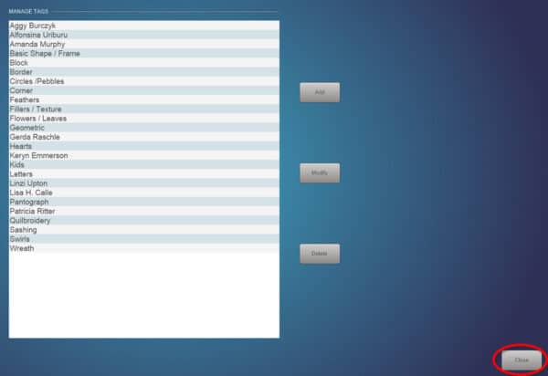 Managing Designs in Q-matic