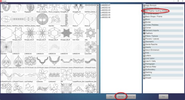 Managing Designs in Q-matic