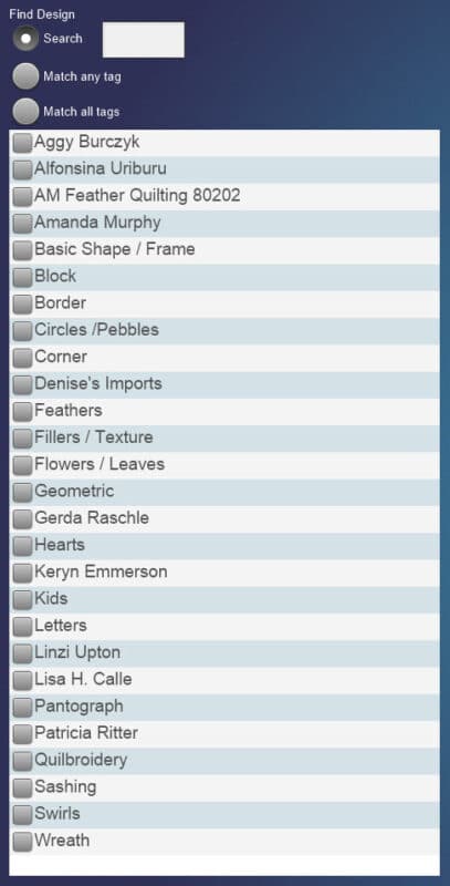 Managing Designs in Q-matic