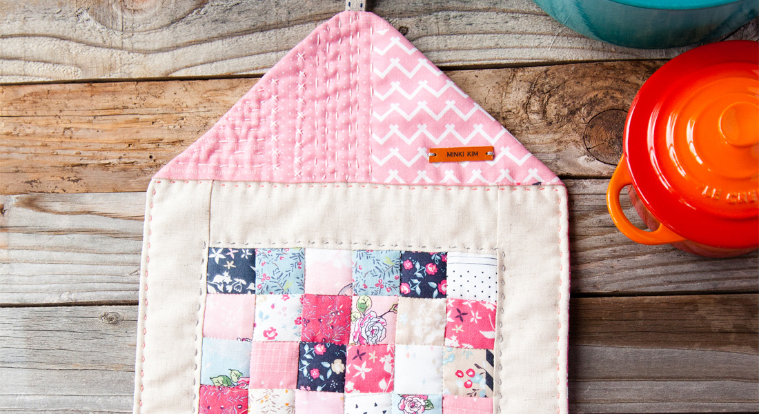 Mini House Trivet Tutorial at WeAllSew