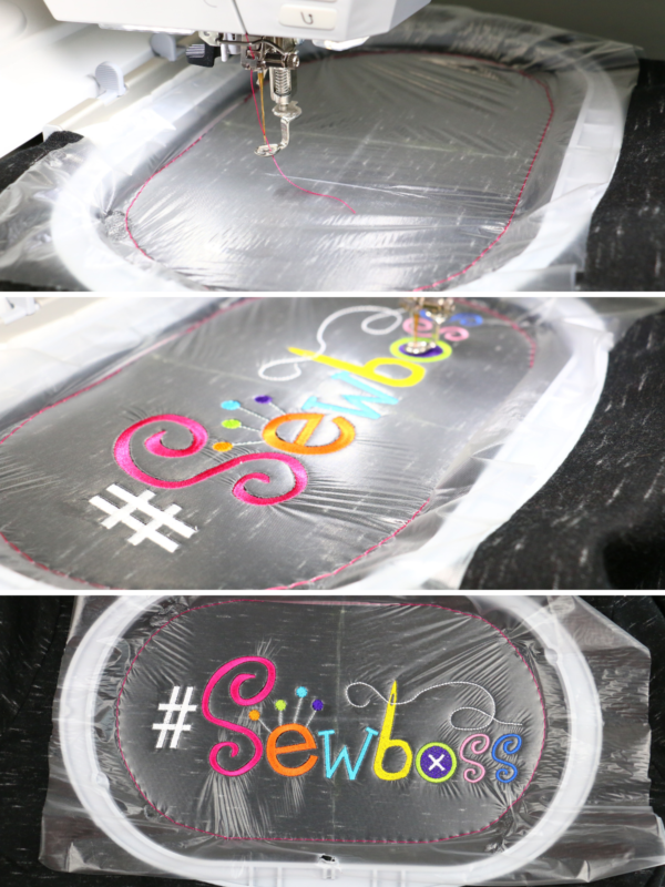 we all sew how to embroider a ladies t-shirt basting stitch