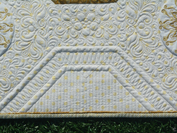BERNINA 125 Anniversary Quilt - Quilting the quilt top