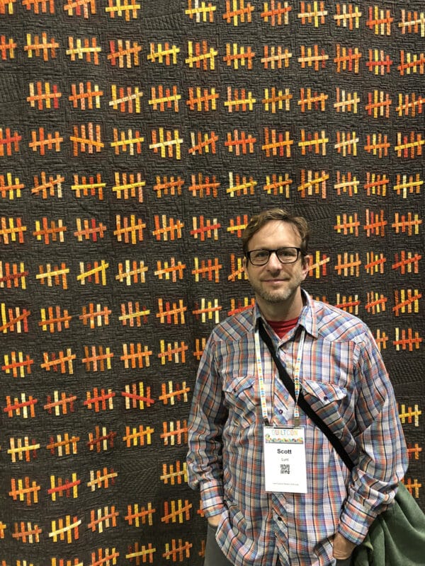 Scott Lunt at QuiltCon 2019