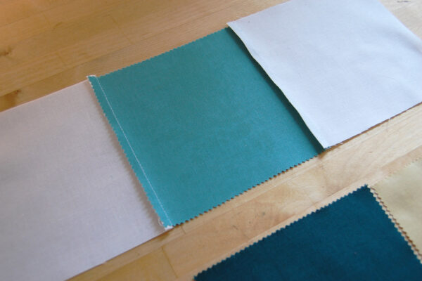Minki Backed Patchwork Baby Quilt tutorial at WeAllSew
