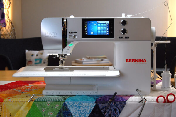 Minki Backed Patchwork Baby Quilt tutorial at WeAllSew