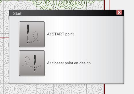 BERNINA Q-matic Snap to Point feature