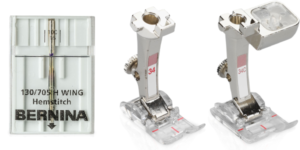 wing needle and Foot #34/34C