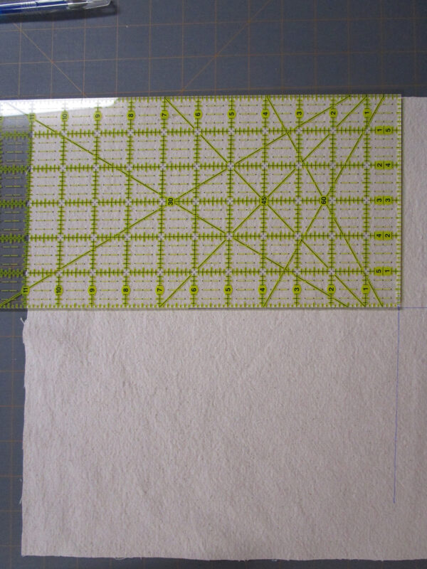 Embroidered Fabric Basket - mark