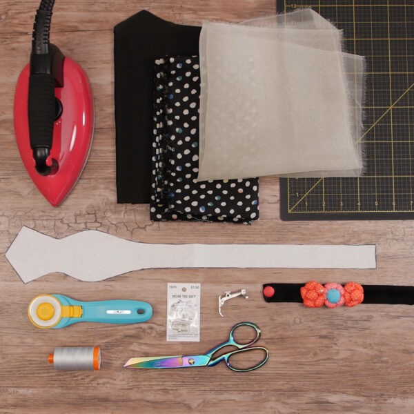 How to Sew a Bow Tie_Supplies
