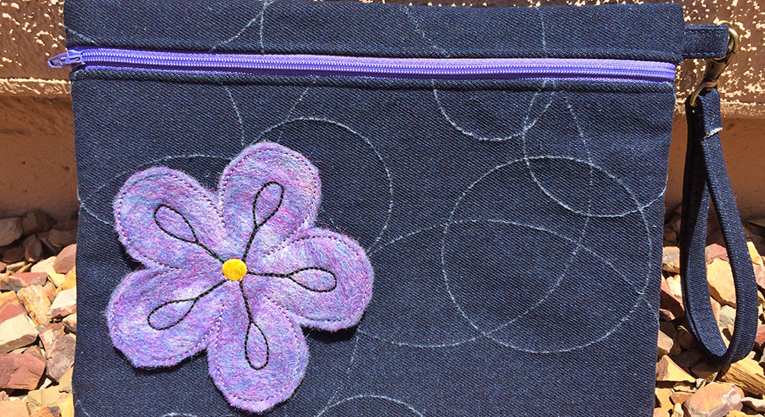 Denim needle punch tutorial at WeAllSew
