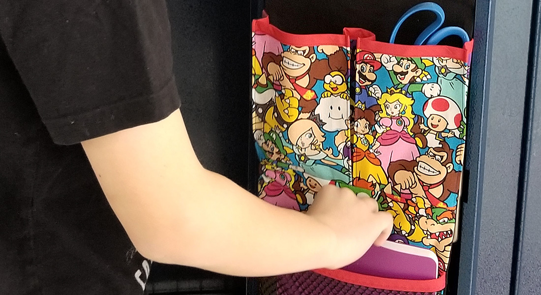 Locker Organizer tutorial at WeAllSew