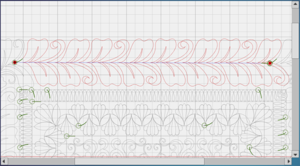 Corners and borders with BERNINA Q-matic
