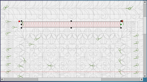 Corners and borders with BERNINA Q-matic