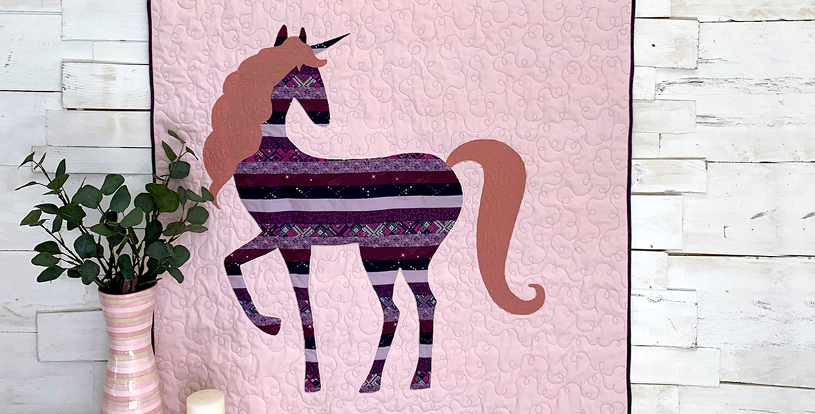 Unicorn Quilt Tutorial from WeAllSew