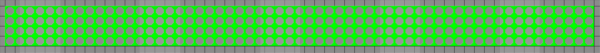 Cross Stitch deletion mask - whole row