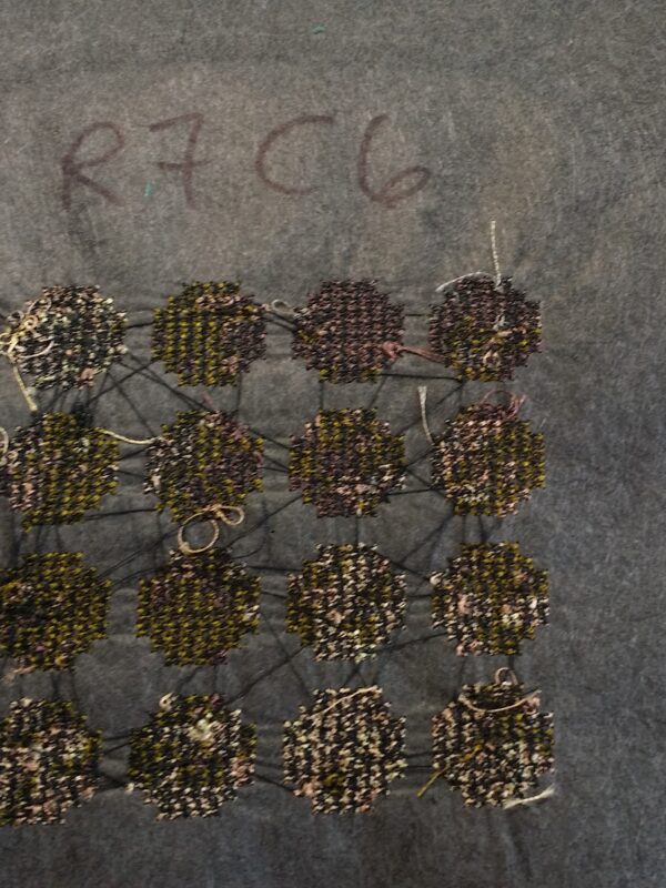 Embroidered block - unhooped