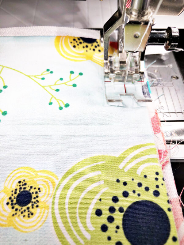 Library Book Tote and Pencil Case: Finishing up the pencil case