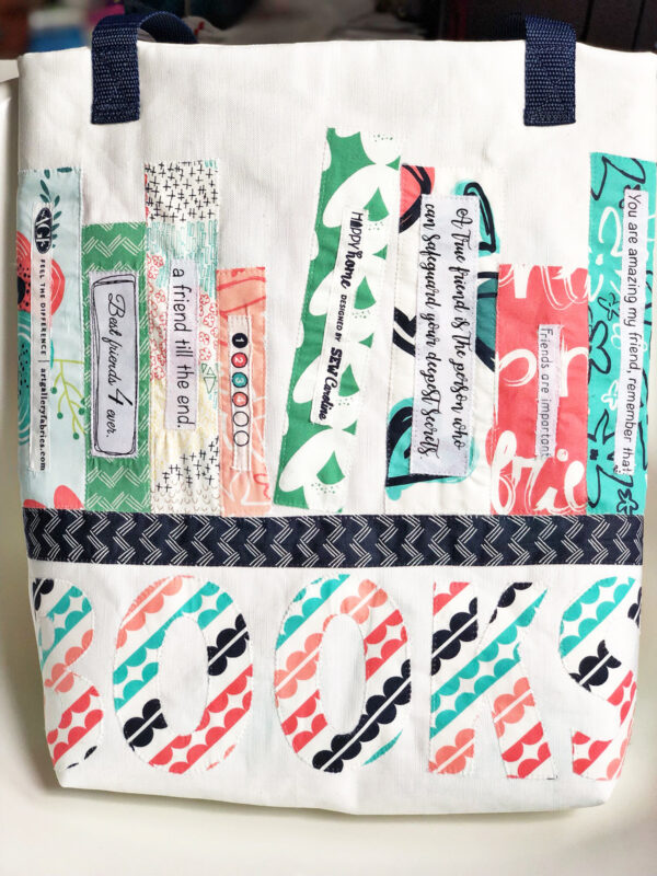 Library Book Tote and Pencil Case: Iron the tote