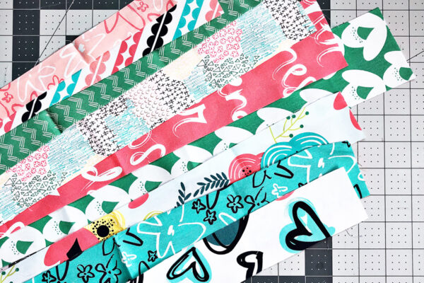 Library Book Tote and Pencil Case: Cut the fabric and belting
