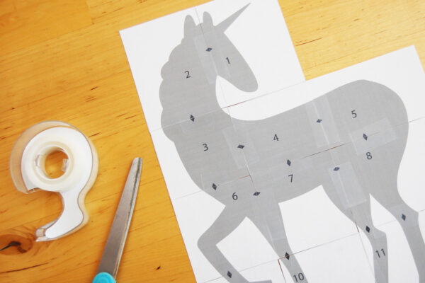 Unicorn Mini Quilt Tutorial WeAllSew