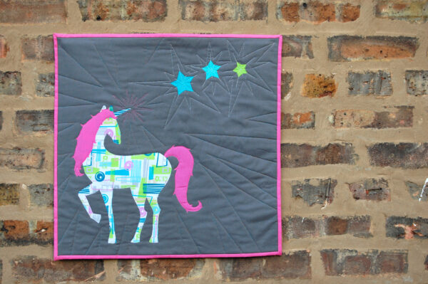 Unicorn Mini Quilt Tutorial WeAllSew